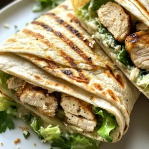 Grilled Chicken Caesar Wrap