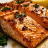 Maple Dijon Baked Salmon