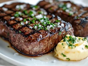 Smoky Cowboy Ribeye with Garlic Butter