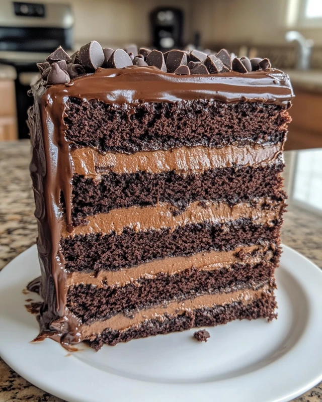  Fudge Cake with Ganache 