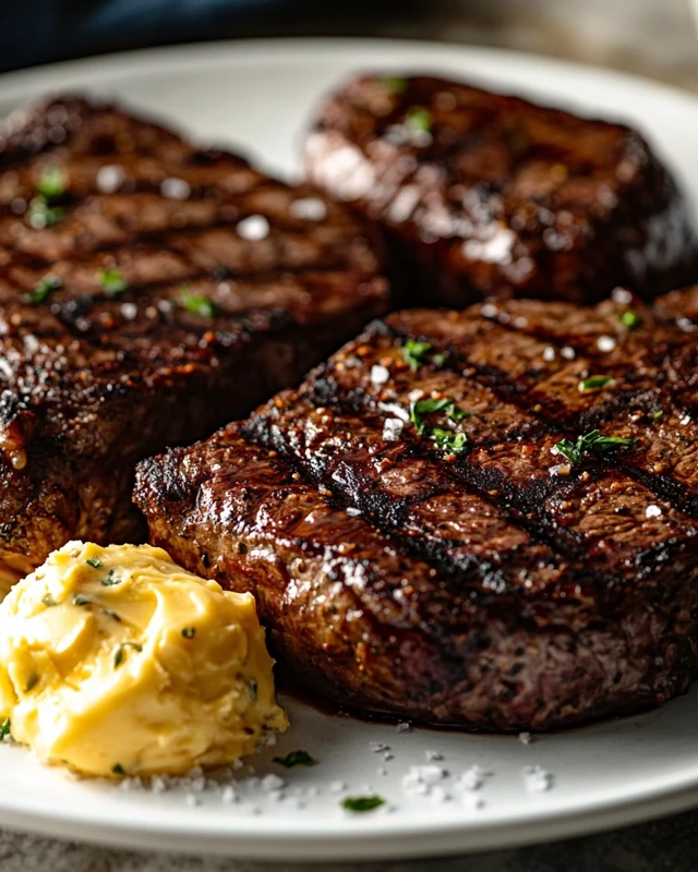 Smoky Cowboy Ribeye with Garlic Butter