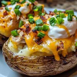 Baked Potatoes with Bacon and Cheese