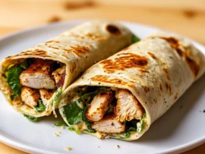 Crispy Chicken Caesar Wrap