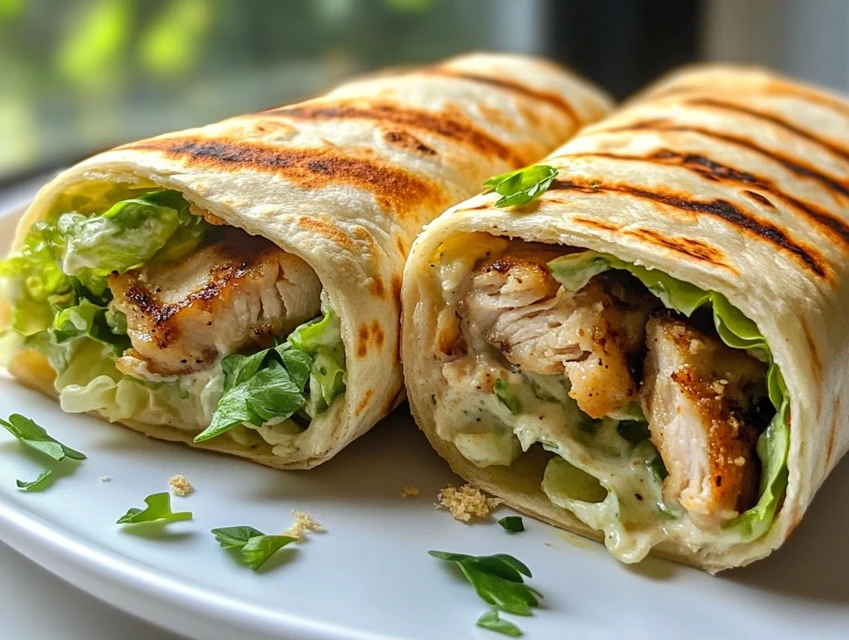 Grilled Chicken Caesar Wrap