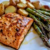 Salmon with Roasted Potatoes & Asparagus