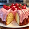 Fresh Strawberry Pound Cake