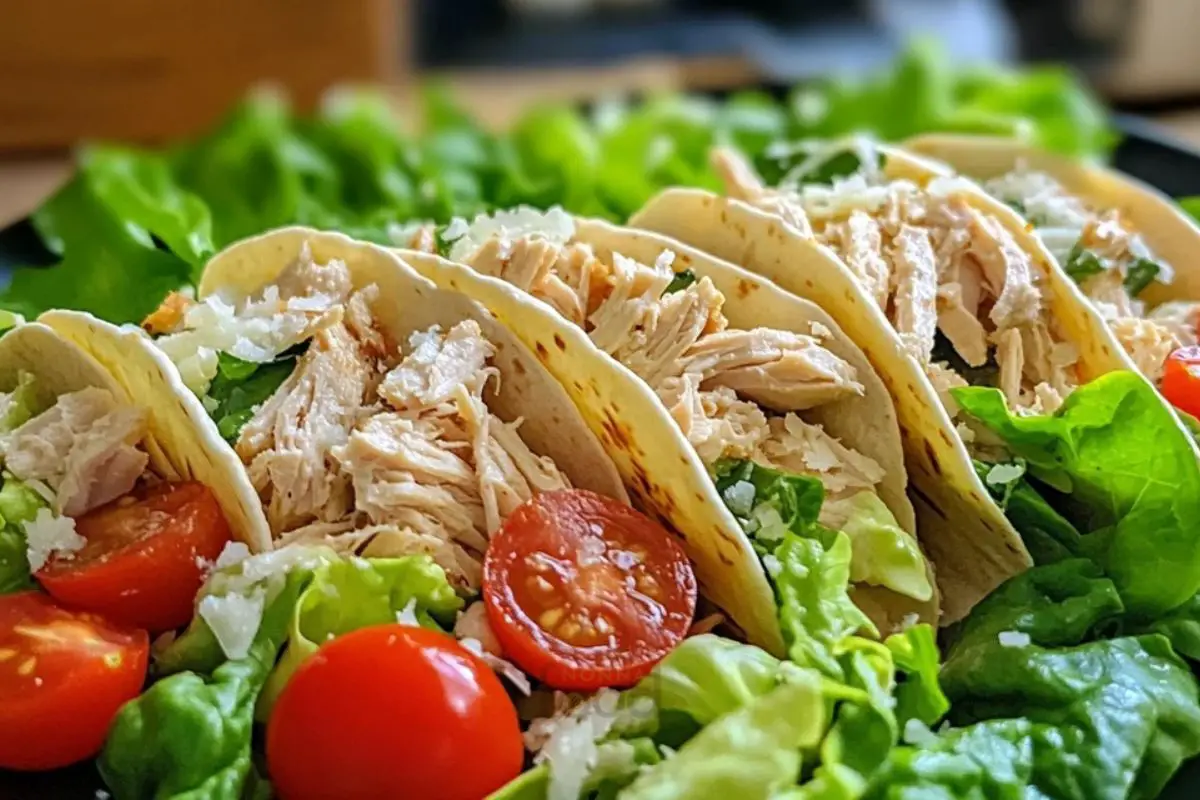 Chicken Caesar Salad Wraps