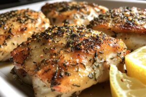 Garlic Herb Chicken Thighs