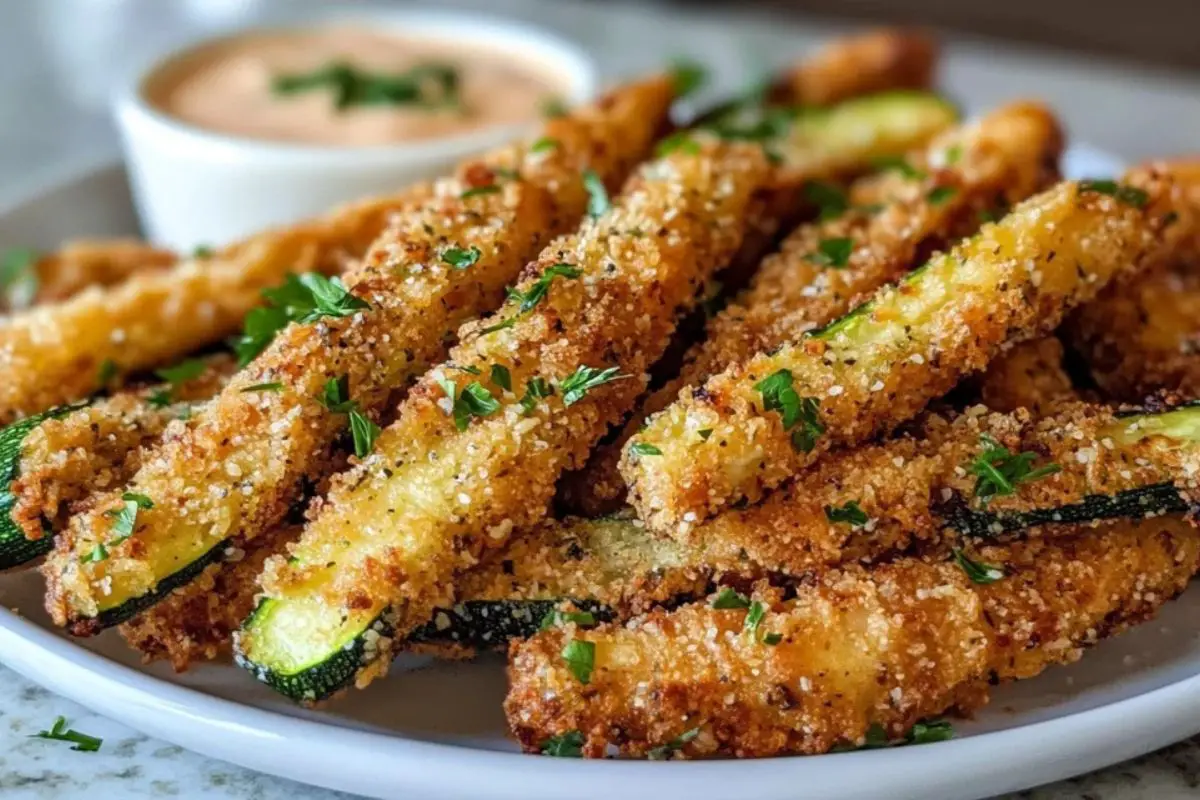 Crispy Air Fryer Zucchini Fries