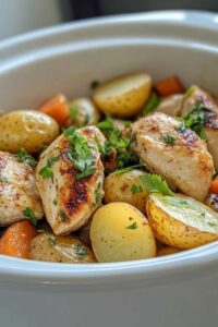Crockpot Chicken and Potatoes