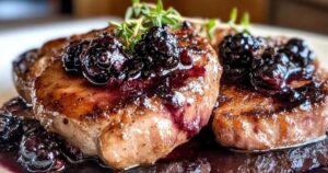 Blackberry Pork Chops
