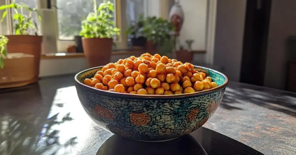 Crispy Air Fryer Chickpeas