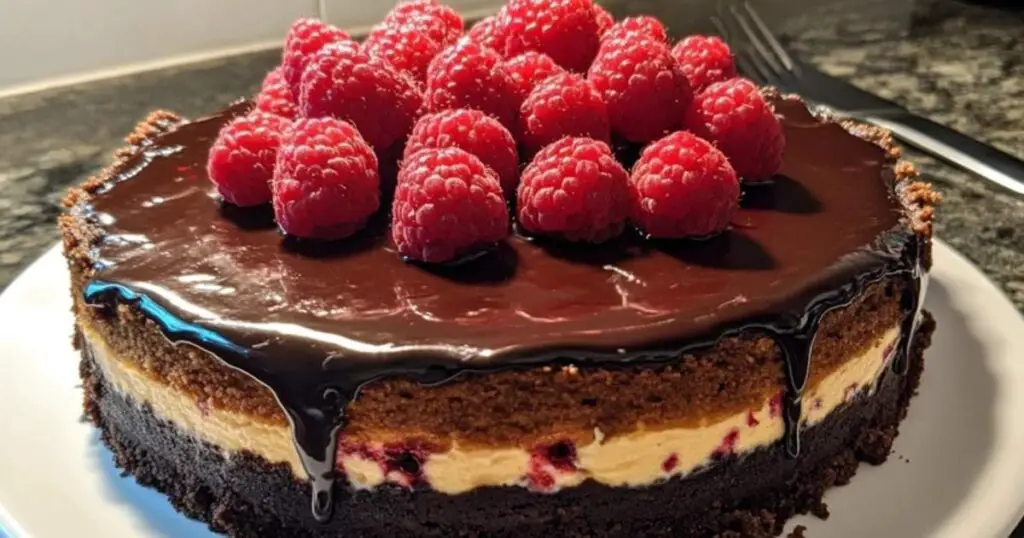 Chocolate Raspberry Cheesecake