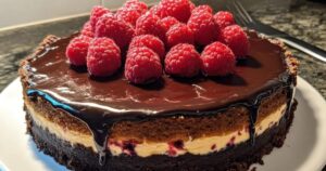 Chocolate Raspberry Cheesecake