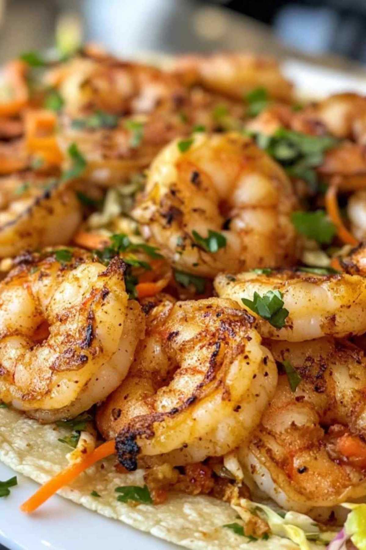 Shrimp Tacos with Creamy Slaw