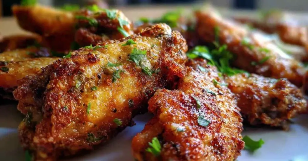 Savory Parmesan Chicken Wings