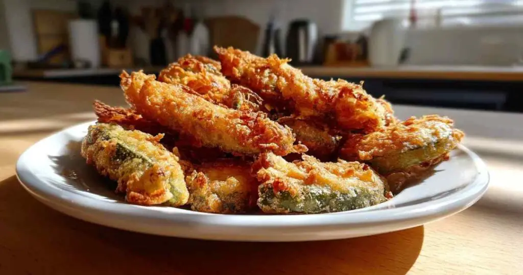 Wrapped Fried Pickles