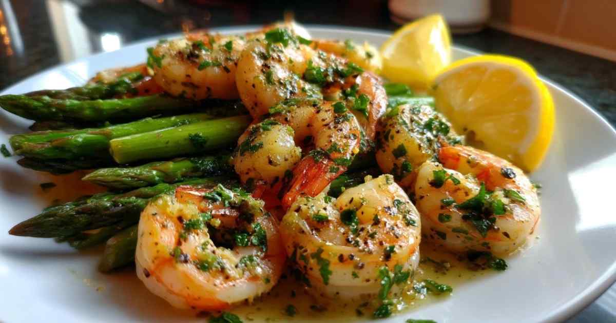 Lemon Garlic Shrimp Dish