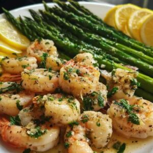 Lemon Garlic Shrimp and Asparagus