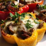 Philly Cheesesteak Stuffed Peppers