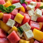 Peach Watermelon Salad