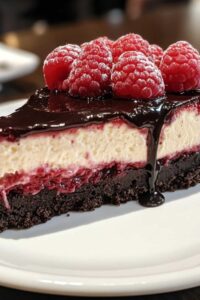 Chocolate Raspberry Cheesecake