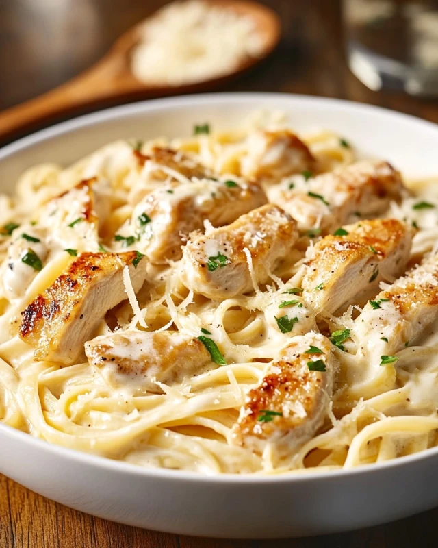 One-Pot Creamy Chicken Alfredo Pasta