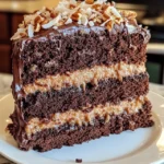 Chocolate Cake with Coconut Pecan Frosting