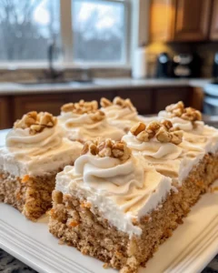 Carrot Cake Bars