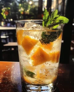Pineapple Mint Mojito Mocktail