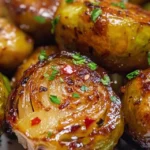 Roasted Brussels Sprouts with Maple Glaze