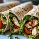 Chicken Caesar Salad Wraps