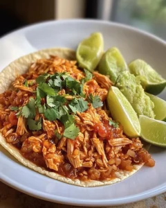 Slow Cooker Chicken Tinga Tacos