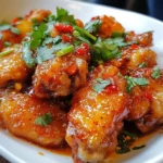 Spicy Honey Sriracha Chicken Wings