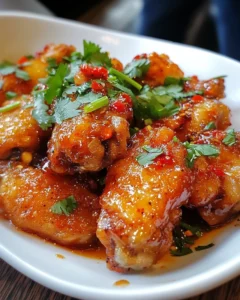 Spicy Honey Sriracha Chicken Wings