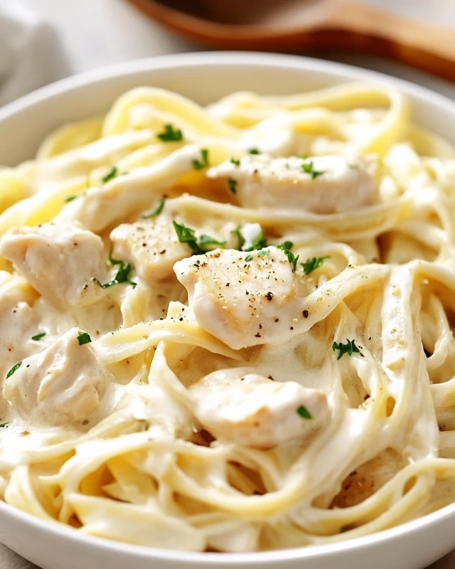 One-Pot Creamy Chicken Alfredo Pasta