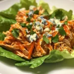 Low-Carb Buffalo Chicken Lettuce Wraps