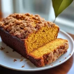 Pumpkin Bread with Cinnamon Streusel