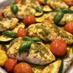 Pesto Chicken & Roasted Veggies