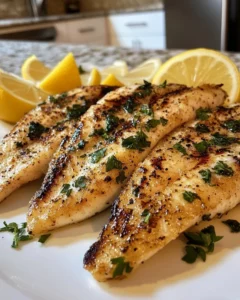 Lemon Herb Grilled Tilapia