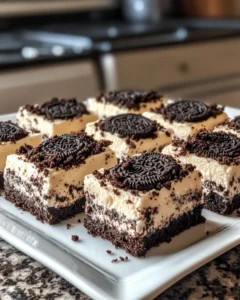 No-Bake Oreo Cheesecake Bars