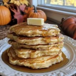 Pumpkin Spice Pancakes with Maple Syrup