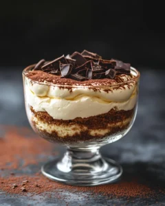 Tiramisu with Espresso Soaked Ladyfingers