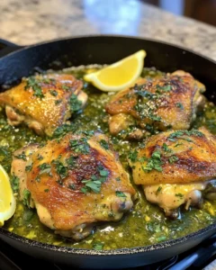 Juicy Garlic Butter Chicken Thighs – One-Pan Meal!