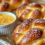 Soft Pretzels with Cheese Dip