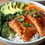 Teriyaki Glazed Salmon Bowls
