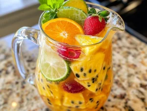 Tropical Passion Fruit Sangria