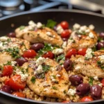 Greek Chicken Skillet Preparation