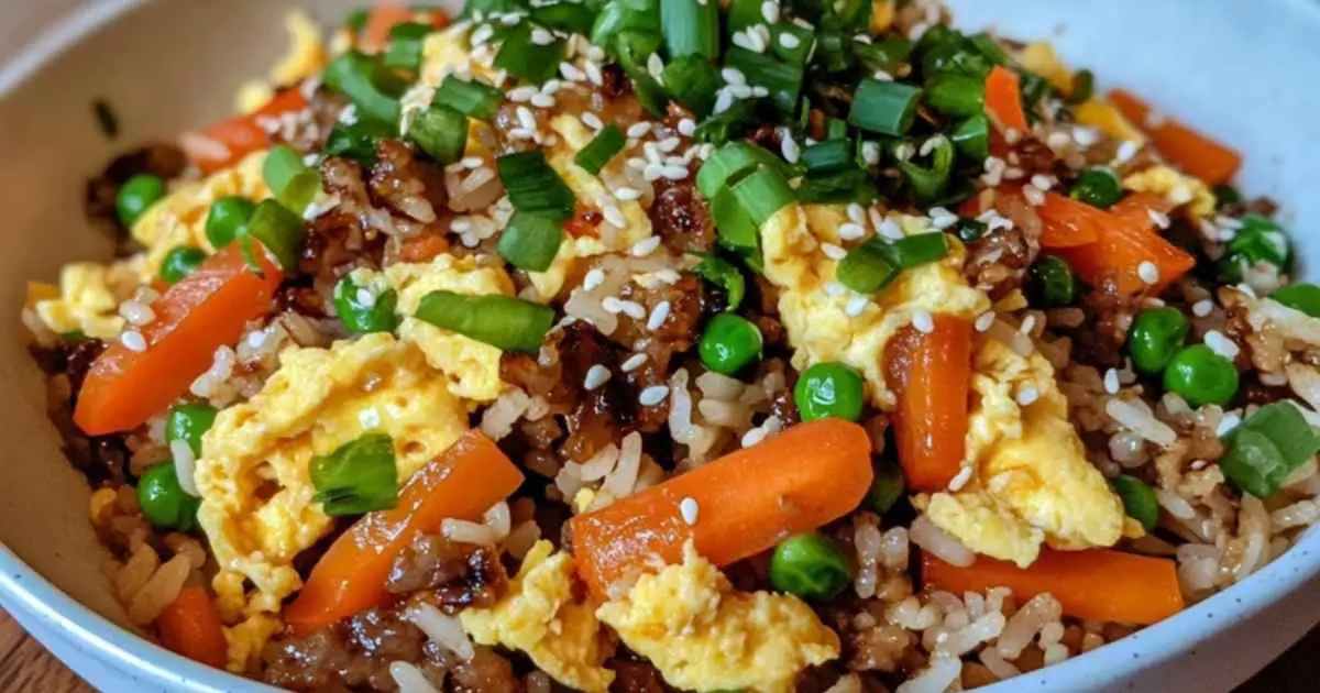 Egg Fried Rice with Veggies