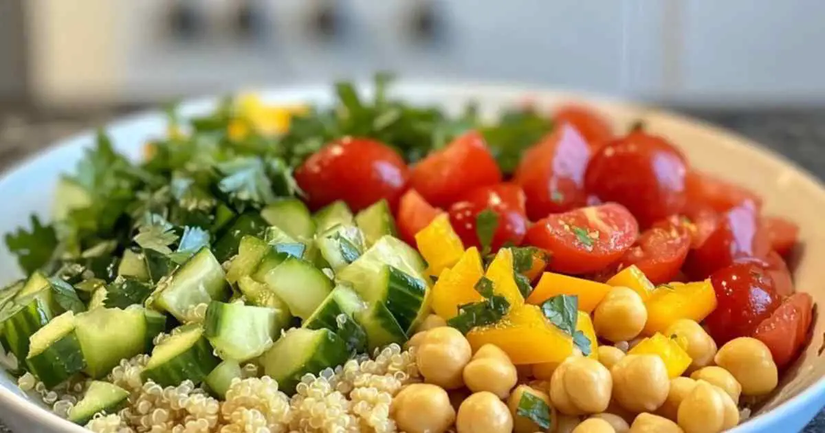 Quinoa Salad with Lemon Dressing